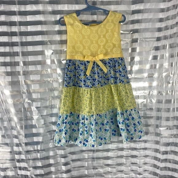 Blueberi Boulevard Short Sleeve Yellow Dress - Picture 2 of 7